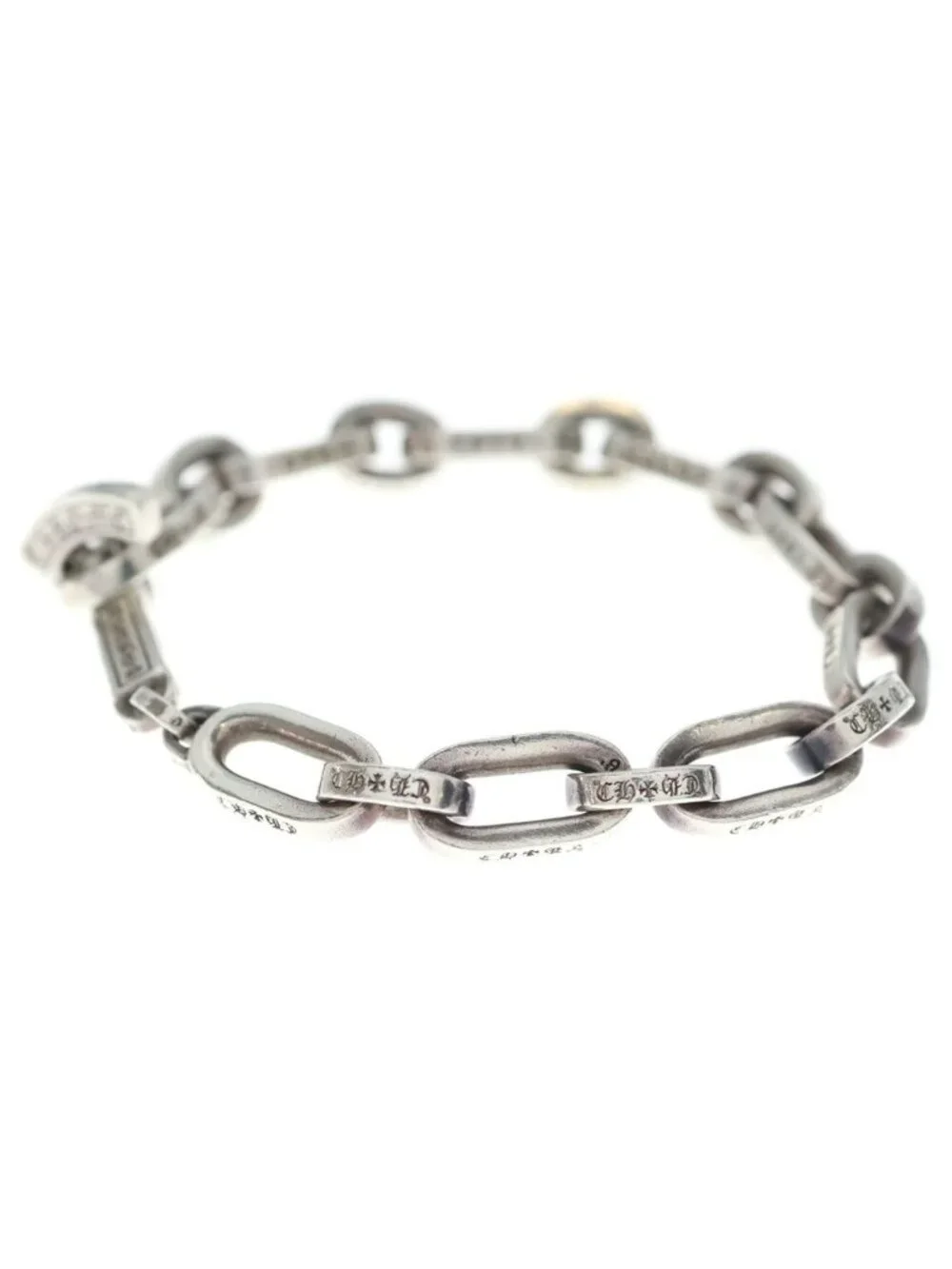Chrome Hearts Paper Chain Bracelet Silver